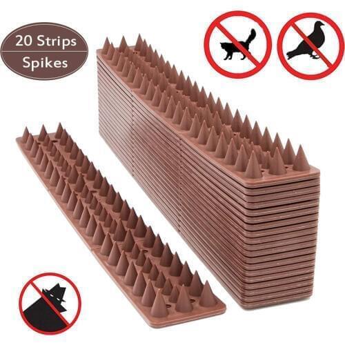 Hot selling 10M Plastic Bird and Pigeon Spikes Anti Bird Anti Pigeon Spike for Get Rid of Pigeons and Scare Birds Pest Control