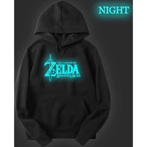Men Women link Luminous Hoodie Fashion Teens Unisex Pullovers Clothes New Winter Hipster Printed Hoody