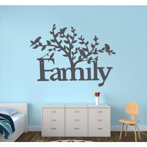 Family Branch Wall Decal Family Sticker Home Living And Bed Room Decoration Removable A003311