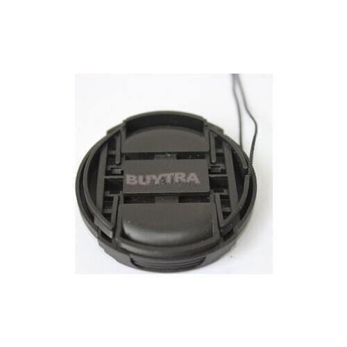 New Universal Center Pinch Snap-on 49mm Camera Front Lens Cap Cover with Anti-losing String For Sony Canon Nikon DSLR Lens