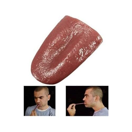 2020 New Horror Funny Magic Tricks Whole Person False Simulation Tongue Decompression Toy Halloween Prank