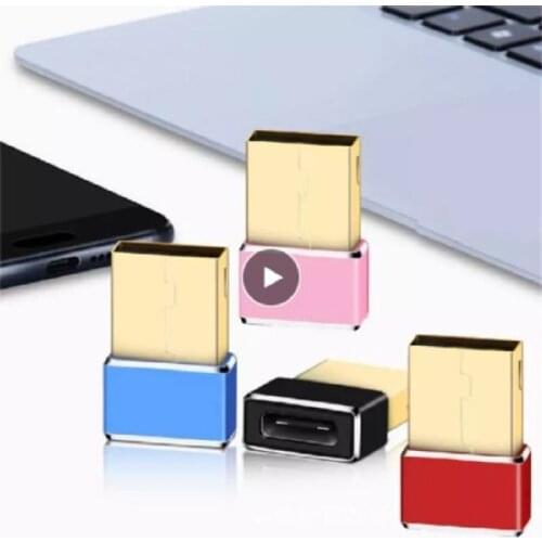 USB 2.0 Male To Type-c Female Converter Adapter Simple Plug And Play Portable Size Lightweight Design Usb Interface Accessories