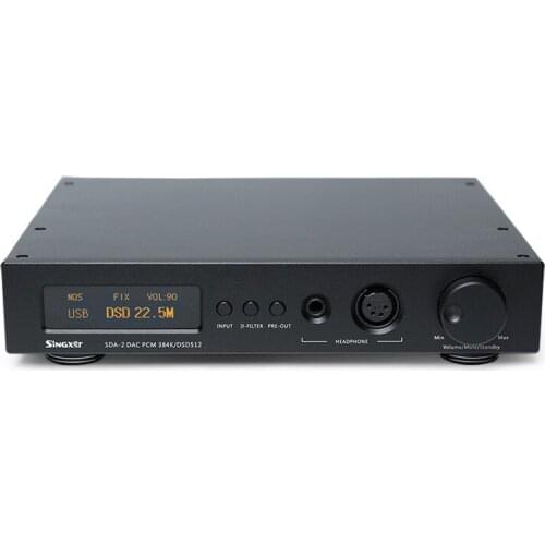 SDA-2 DAC Singxer ship decoding amp integrated machine, NOS native direct solution DSD512, AK4497, PCM supports up to 384Khz