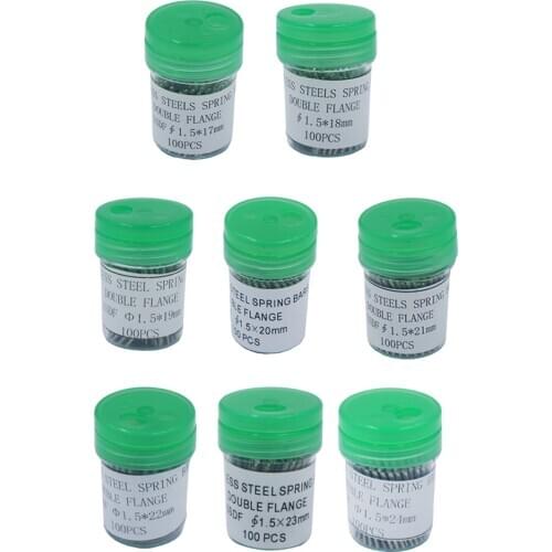 100pcs Wholesale Stainl Steel Watch Band Link Pins Spring Bars 17-24mm