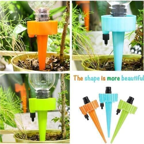 12pcs Garden Automatic Dripper Drip Irrigation System Self-Watering Device Adjustable Water for Indoor Outdoor Plants Flower