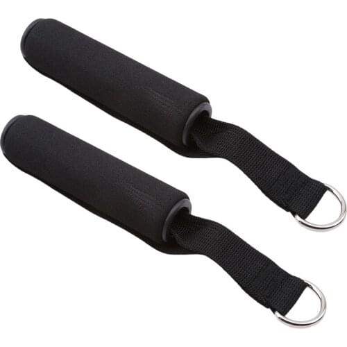 Black 1 Pair Pull Handles Resistance Bands Foam Replacement Fitness Equipment Black For Yoga Exercise Workout Power Bands Gym