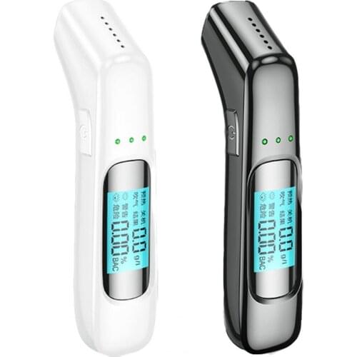 1PCS Handheld Alcohol Breath Tester LED Digital Display High Accuracy Breathalyzer Alcohol Analyzer for Vehicles Car Accessories