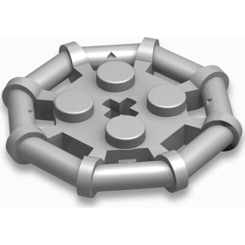 BuildingBlocksParts7593710PCSPlateSpecial2x2with BarFrame OctagonalReinforcedCompletely Round StudsING MOCS Education