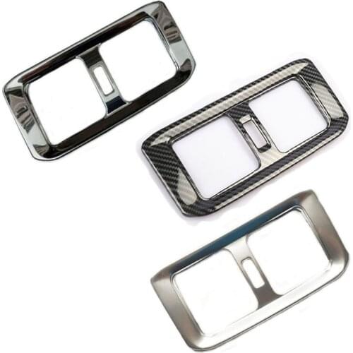 1Pcs Car Interior Stainless Steel Accessories Parts Garnish Air Vent Trim Cover Trim for Toyota Rav4 Rav 4 Xa50 2019 2020