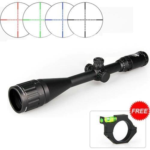 Canis Latrans Rifle Hunting Scope 6-24x50 Optic Scope Ergonomic Parallax Adjustment Ring and Integral Sun Shade gs1-0150