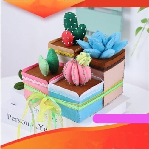 Felt DIY Non-woven Fabric Craft PlantDesign Decorated for Storage Boxe Childrens Handicrafts
