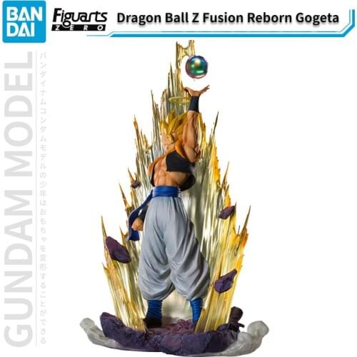 Bandai FiguartsZERO Dragon Ball Z Fusion Reborn Gogeta Goku Vegeta Anime Figure Action Figures Model Favorites Collect Ornaments