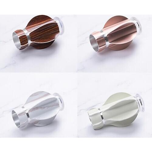 Window Hardware European Roman Rod Decoration Curtain Head Aluminum Decorative Head Sealing Accessories Window Decoration Tools