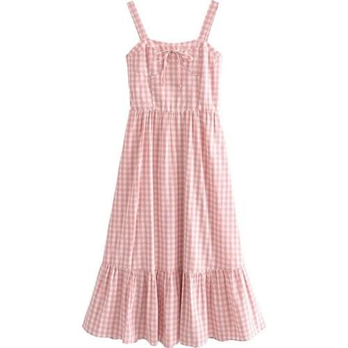 Модные платья в клетку Klacwaya China At AliExpress