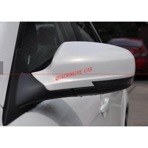 QDAEROHIVE Side Mirror Covers Caps chrome door mirror cover high quality ABS car styling for Mazda 6 2013-2015