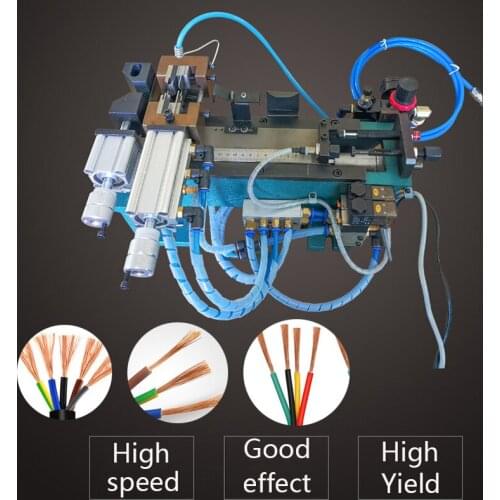 Sheath Core Stripping Machine Inner Outer Double-layer Gas-electric Type Multi-core Data Cable Integrated Industrial Equipment