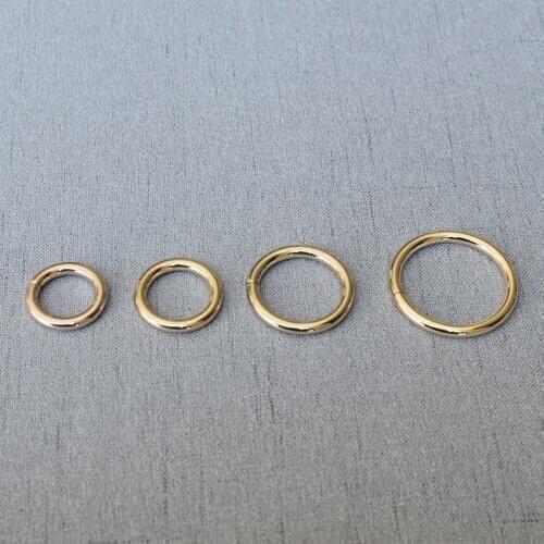 1 Pcs/Lot 15mm 20mm 25mm 32mm O Ring Metal Buckle for Handbag Strap Dog Chain Webbing Snap Clasps Purse Bag Handle OR69506