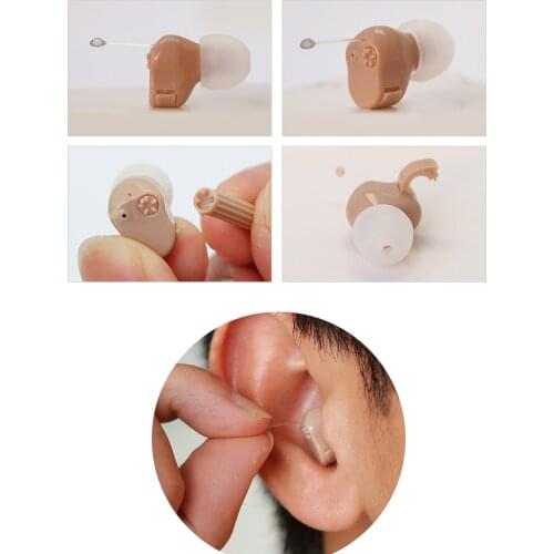 Mini Size Ear Hearing aids Sound Amplifier Micro Wireless Hearing Aid For Elderly Best Invisible Hearing Device Audifonos