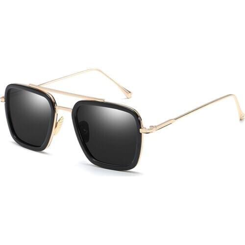 Pilot Double Bridge Men Women Sun Glasses Polarized Mirror Sunglasses Custom Made Myopia Minus Prescription Lens -1 to -6