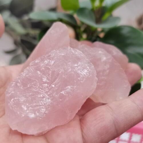 Wholesale Natural Raw Rose Quartz Rough Stone Dark Pink Crystal Gravels For Jewelry Home Minerals Garden Flowerpot Feng Shui