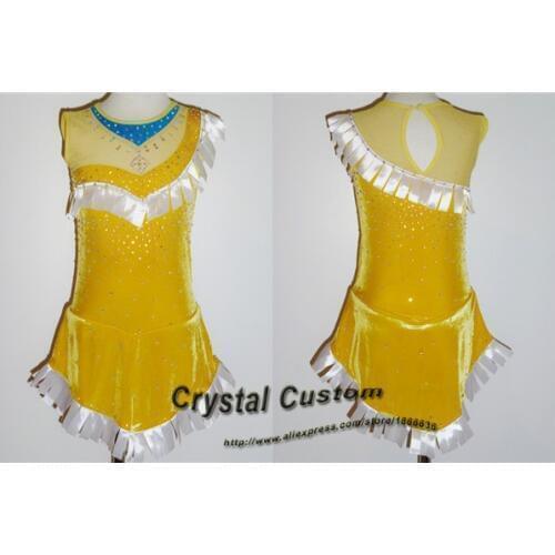 Hot Sales Figure Skating Dresses For Girls New Brand Skating Dress Competition Custom DR3212