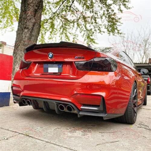 Suitable for BMW m 3M 4f80 F82 carbon fiber rear lip, small envelop, spoiler, diffuser, body kit, auto parts
