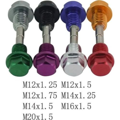 M12x1.5 M12x1.25 M14x1.5 Aluminum Alloy Magnetic Oil Drain Plug &Oil Drain Plug