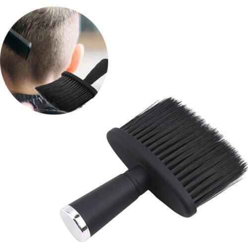 Professional Soft Black Neck Face Duster Brushes Barber Hair Clean Hairbrush Beard Brush Salon Cutting Hairdressing Styling Tool