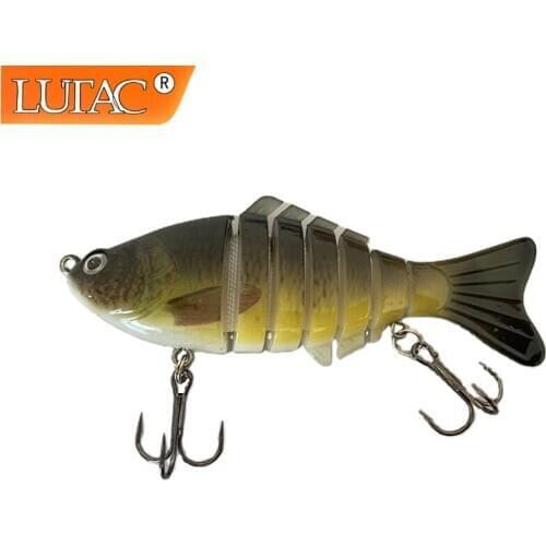 Lutac Fishing Jig Lure Artificial Tackle Hard Baits Jointed Wobblers 15.5g 100mm