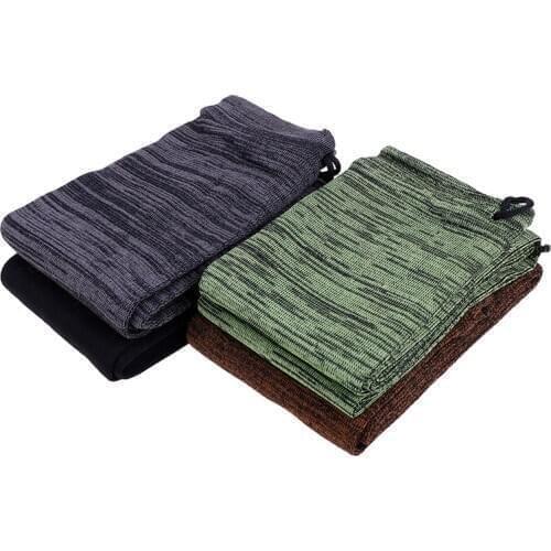 Silicone 140cm Treated Gun Sock Polyester Rifle Shooting Fishing Rod Sock Protection Cover Bag Case Tactical Hunting Sleeve Case