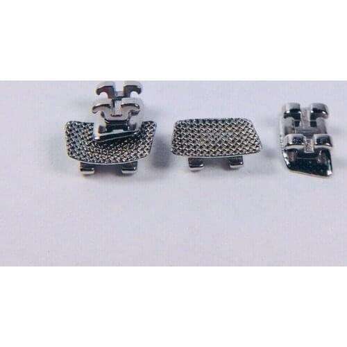 Dental Orthodontic 1st Molar Wide Bracket Edgewise 022 No Hook Mesh 50Kits(200Pcs)