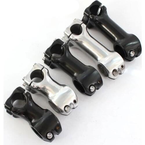 High Strength Stem Aluminum Alloy Solidly Fixed Gear Bike Handlabar Stand 25.4*28.6mm 60mm 70mm 90mm Upright Riser Bicycle Stem