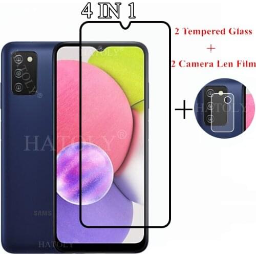 Tempered Glass For Samsung Galaxy A03S Screen Protector Camera Lens For Samsung A03S Glass For Samsung A03S A12 A22 A32 A52 A72