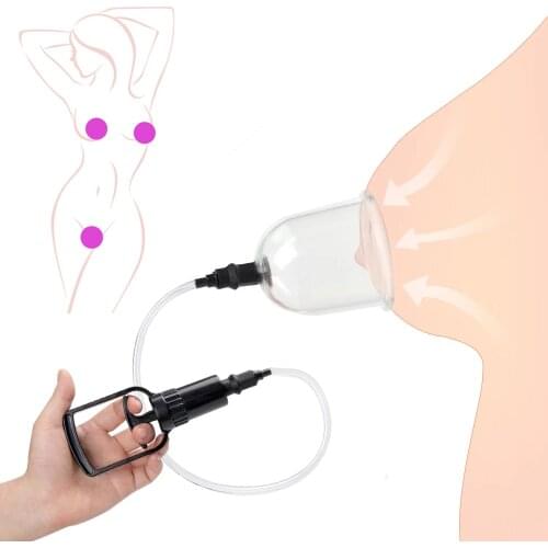 Female Breast Sucker Pussy Pump Enlarger Clitoris Clit Stimulator Nipple Vacuum Pump Adult Sex Toys For Women Nipple Clamps