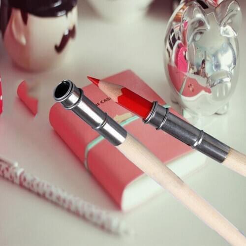 1pcs Adjustable wood Pencil Extender Holder Sketch School Office Art Write Tool