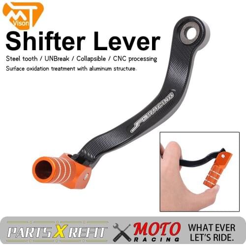 For KTM SX XC SXF XCF-W EXC MXC XC-F 150 200 250 300 350 450 2001-2014 CNC Aluminum Folding Gear Shift Shifter Lever Motorcycle