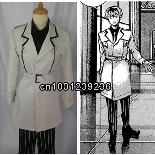 Anime Tokyo Ghoul RE Ken Kaneki Haise Sasaki Cosplay Costume