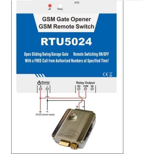 Automatic electric car motor mule gate openers rtu 5024 GSM Alarm System