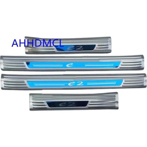 Car Welcome Pedal Threshold Strip Door Sill Strip For BYD E2 2019 2020