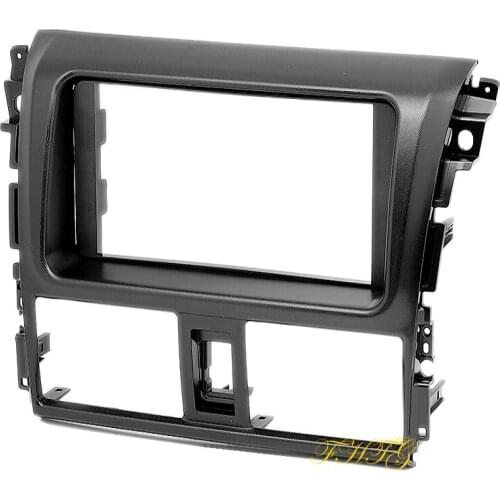 Car Radio Fascia is suitable for 2013 Toyota Vios, Double Din Car Audio Frame