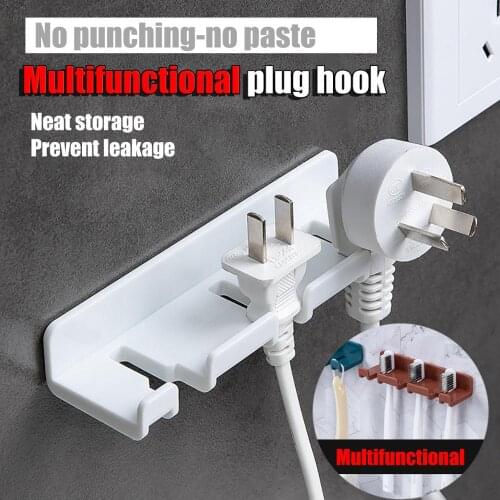 Free Punching Strong Paste Hook Toothbrush Rack Kitchen Bathroom Sticky Hook Storage tooth brush plug Towel Holder #609