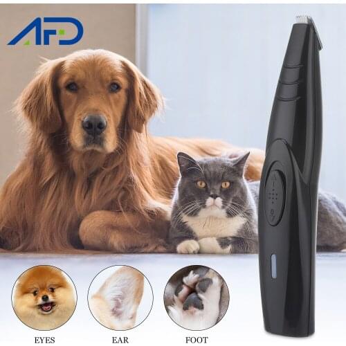 USB Rechargeable Pet Paw Hair Clipper Electric Pet Hair Trimmer Professional Cat Dog Grooming Clippers for Small Area