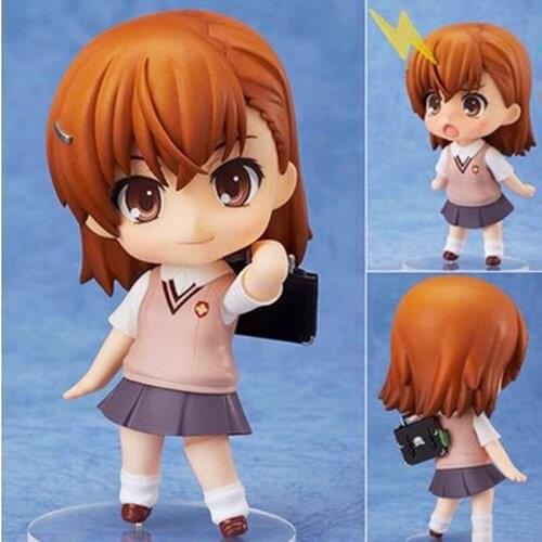 10CM Anime Toaru Kagaku Mikoto Figurine PVC Action Figure Replaceable Accessorie Model Toy Birthday Gift Movie Collection