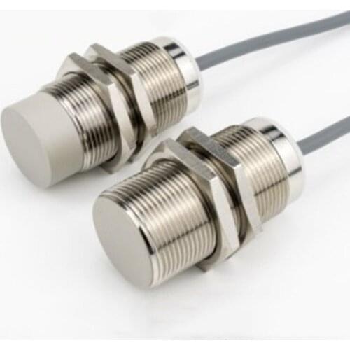 M30 inductive proximity switch sensor DC 12V 24V three wire NPN normally open metal induction switch waterproof sensor
