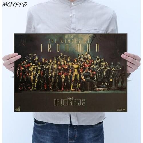 Classic Movies Kraft Paper Decorative Painting Poster Wall Sticker Household Products 50.5x3cm