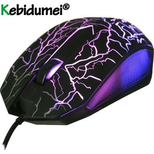 Universal LED Colorful Computer Gaming Mouse Professional Ultra-precise Game For Dota 2 For LOL Gamer 2400 DPI USB Wired Mouse