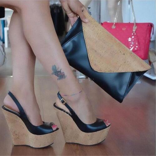 SHOFOO shoes,Beautiful fashion womens shoes , thick-soled sandals, wedges sandals, womens sandals. SIZE:34-45