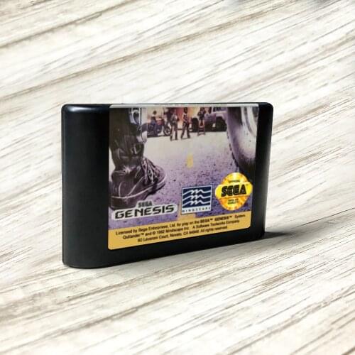 Outlander - USA Label Flashkit MD Electroless Gold PCB Card for Sega Genesis Megadrive Video Game Console