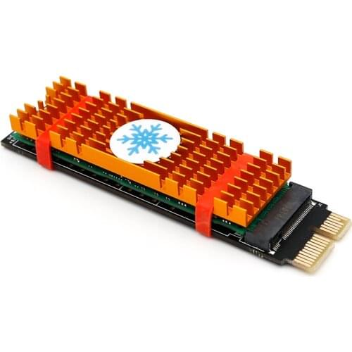 PCI-E PCI Express 3.0 X1 to NVME M.2 M KEY NGFF SSD PCIE M2 Riser Raiser for 2230 2242 2260 2280 Heatsink SSD PCIE to M2 Adapter