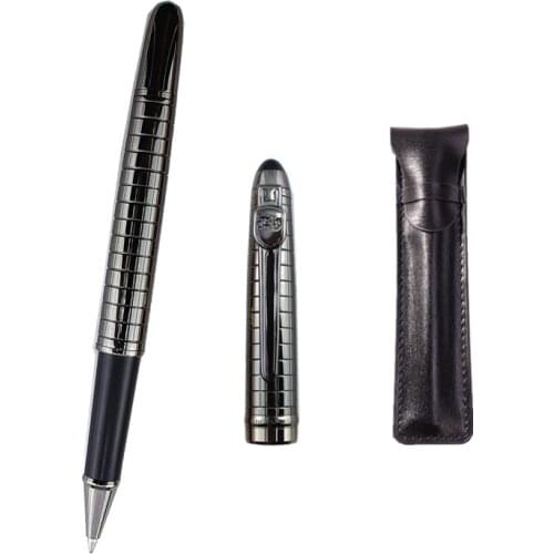 Jinhao Rollerball Pen Beautiful Metallic gray Smooth 0.7mm Point Excellent Writing Gift Pen for Signature Business Office